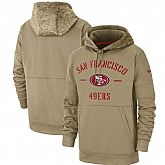 San Francisco 49ers 2019 Salute To Service Sideline Therma Pullover Hoodie,baseball caps,new era cap wholesale,wholesale hats